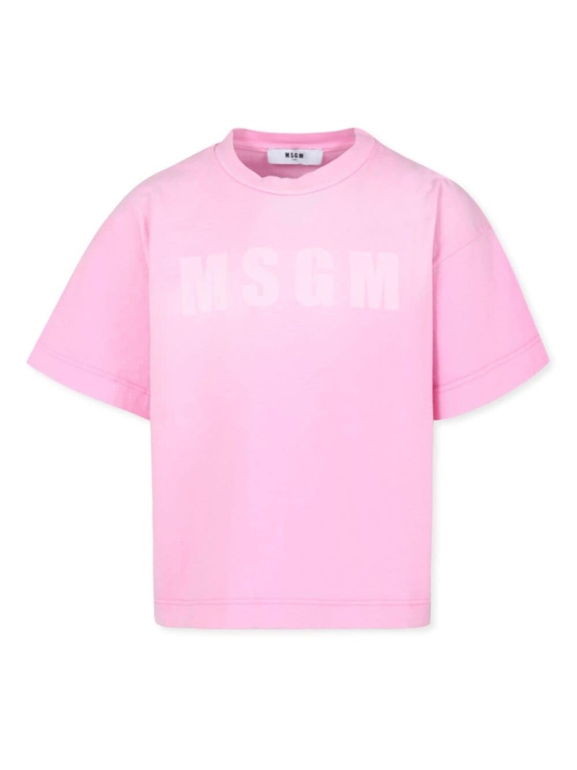 

MSGM Kids футболка с монограммой, розовый