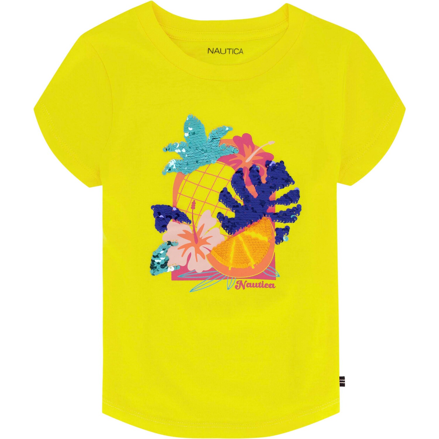 

Футболка Nautica Little Girls с фруктами и цветами (4-6X), цвет Bleached Sun