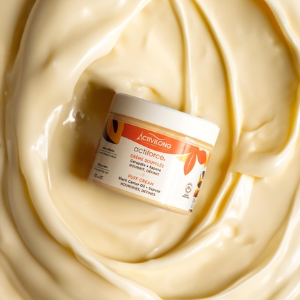 Actiforce Puff Cream Крем для укладки феном с добавлением черного касторового масла и сапоты Activilong — фото 2