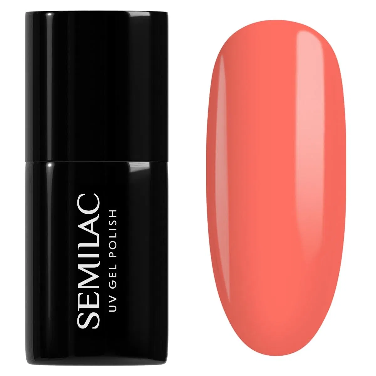 УФ-гибридный гель-лак для ногтей «518 Neon Orange» от Semilac SemiBeats Semilac, 518 Neon Orange