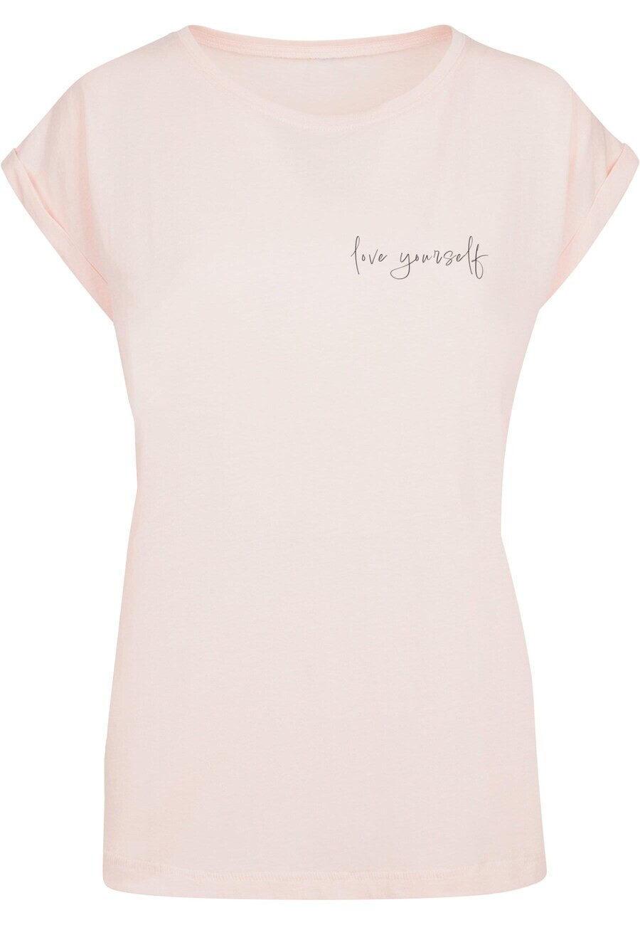 

Футболка Merchcode LOVE YOURSELF, цвет Pastel Pink