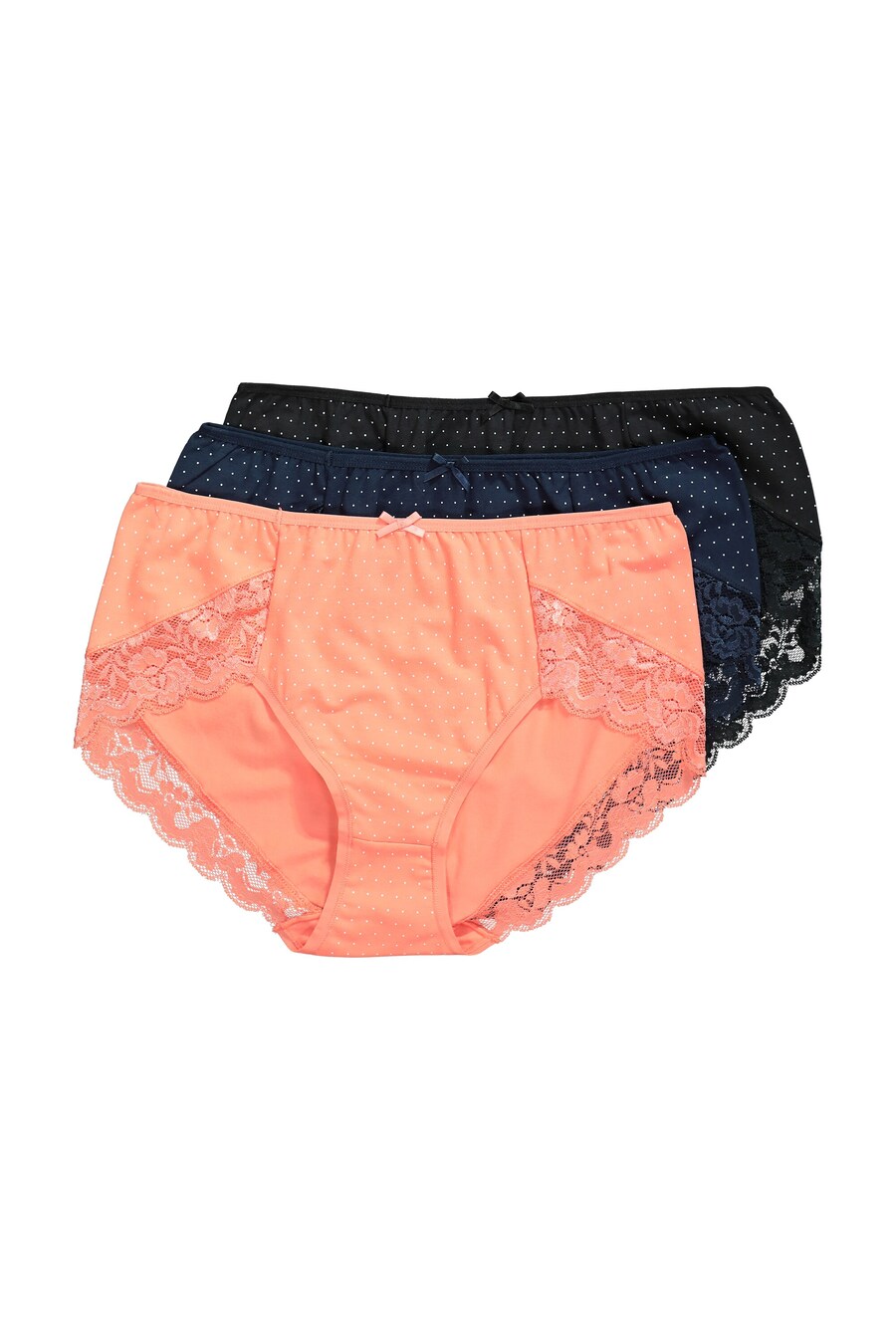 

Трусики Ulla Popken, цвет marine blue/Coral/Black