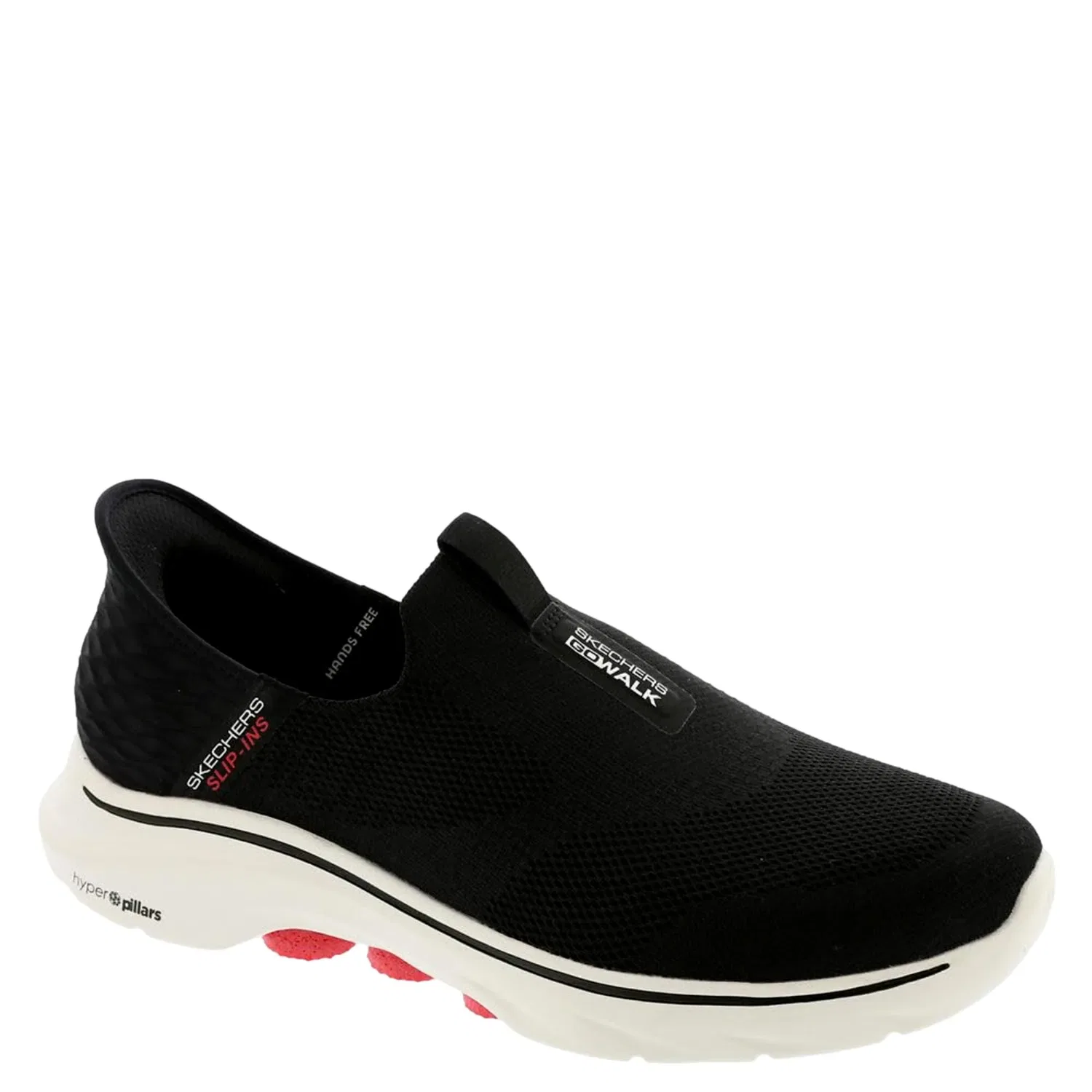 Skechers Go Walk 7 - Easy On 2 Hands Free Slip-Ins Black/White 216641WW-BWHT Men's