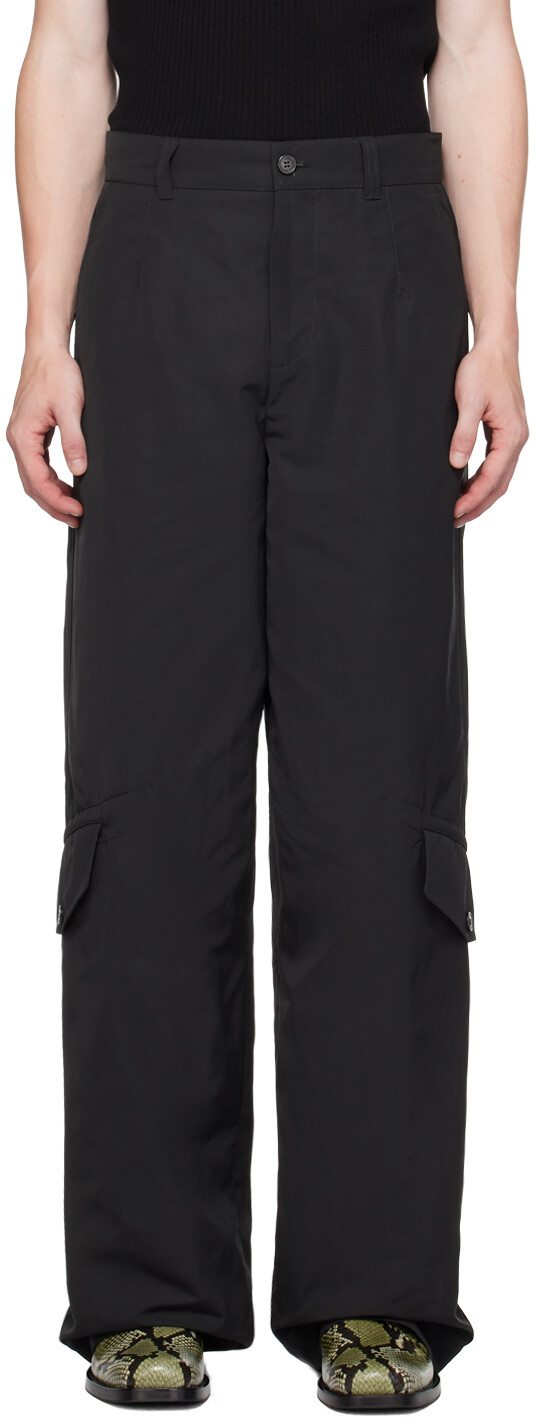 

Свободные брюки-карго Dries Van Noten, черный