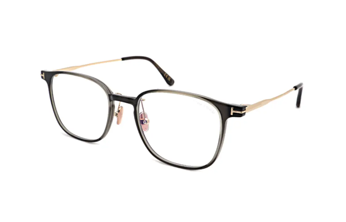 

TF Plate Frame с металлической квадратной оправой для очков унисекс черный TOM FORD