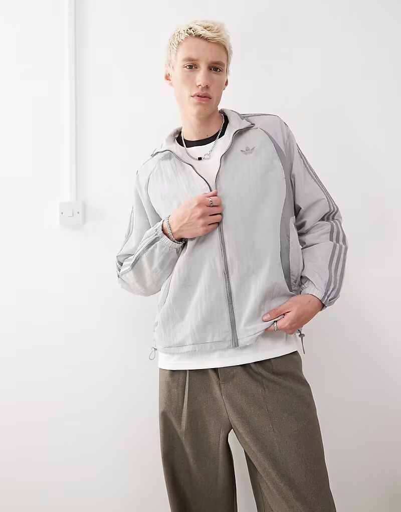 

Серая спортивная куртка Adidas Originals Teamgeist