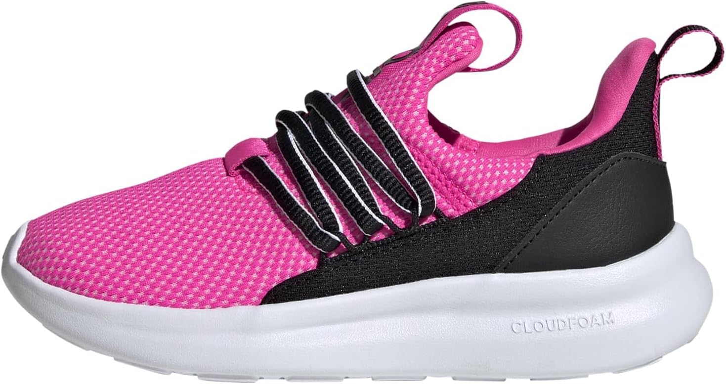 

Беговые кроссовки adidas Kids Lite Racer Adapt 7.0, белый/черный/розовый