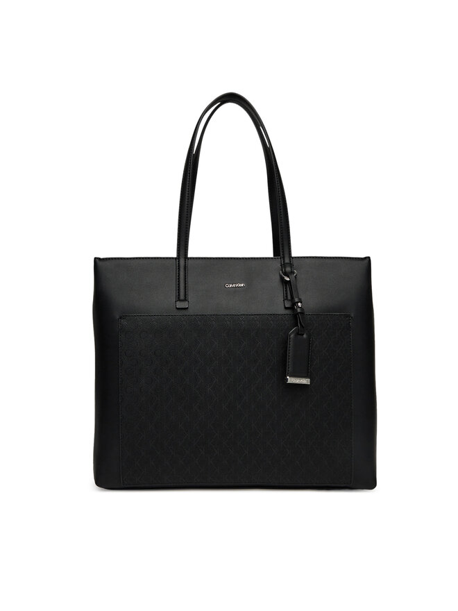 

Сумка Ck Must Aop Medium Shopper W/Poc LV04F3225G Calvin Klein, черный