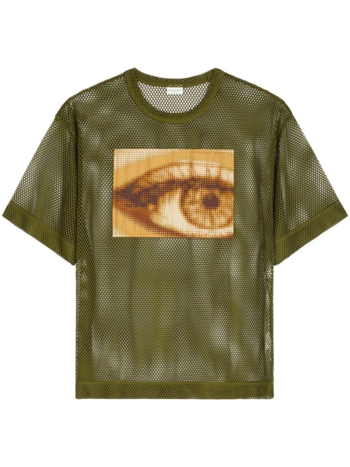 

DRIES VAN NOTEN футболка с графичным принтом, зеленый