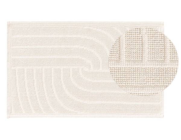 

Коврик для ванной benuta Jojo, 50x1x80 см, кремовый
