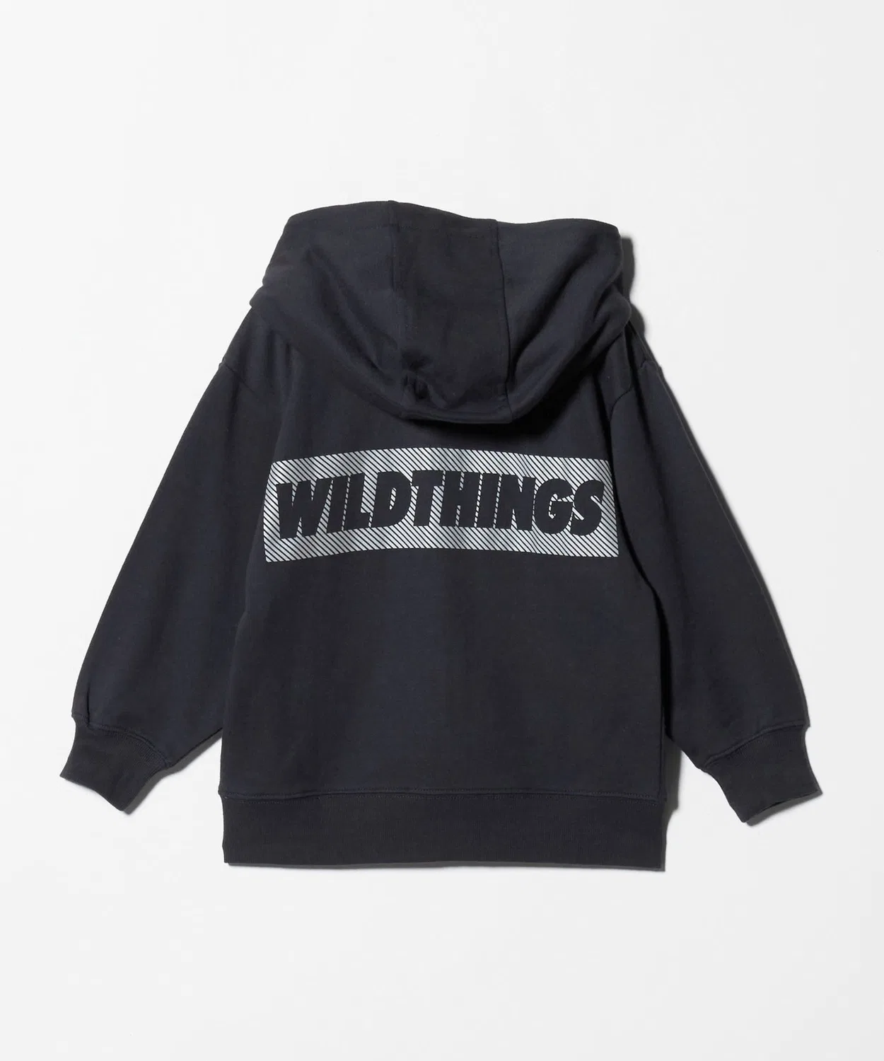 Детская парка Wild Things с капюшоном серая — фото 2