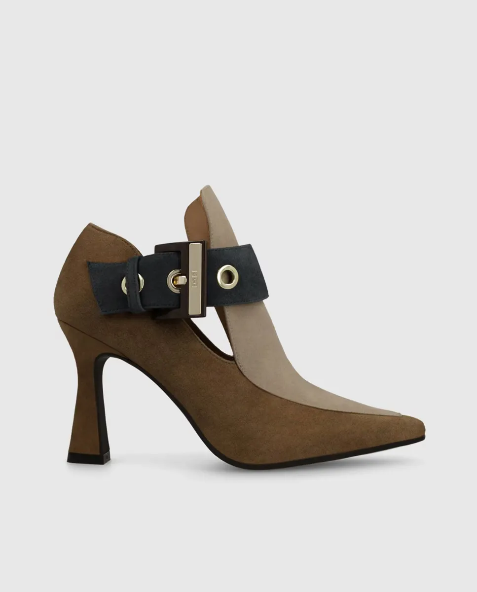 

Женские замшевые ботильоны на каблуке Lodi, коричневый