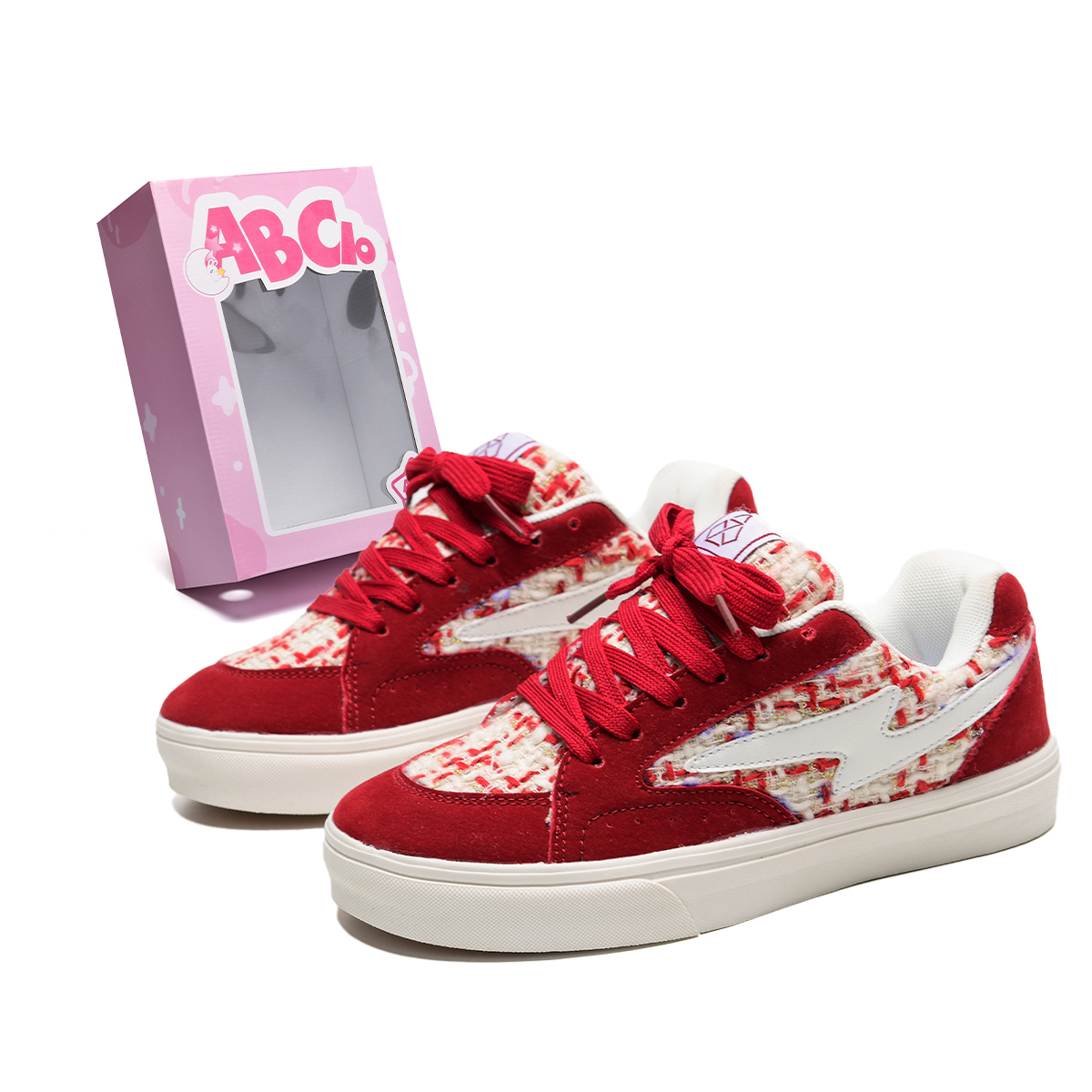 

ABCIO Амортизирующие износостойкие легкие низкие скейтерские кеды унисекс в коробке - синие с элементами Chanel (улучшенная версия), цвет Mini Chanel-Inspired Blue (Upgraded)