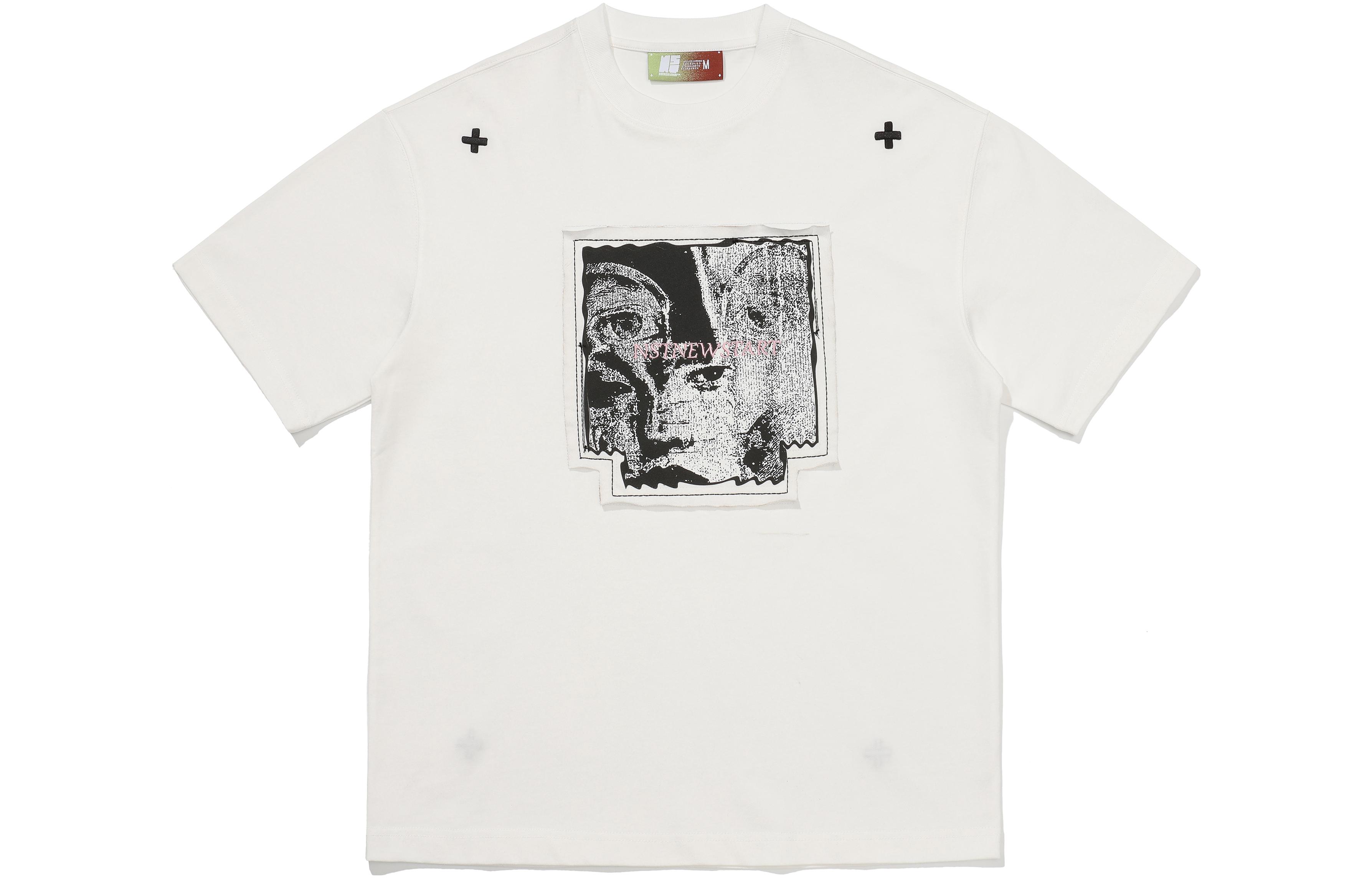 

Футболка унисекс белая с биркой прорастания NSTNEW START, белый (с биркой прорастания)