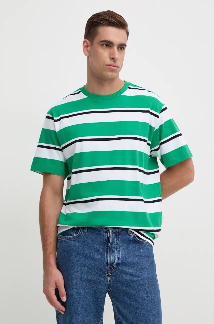 

Хлопковая футболка United Colors of Benetton, зеленый