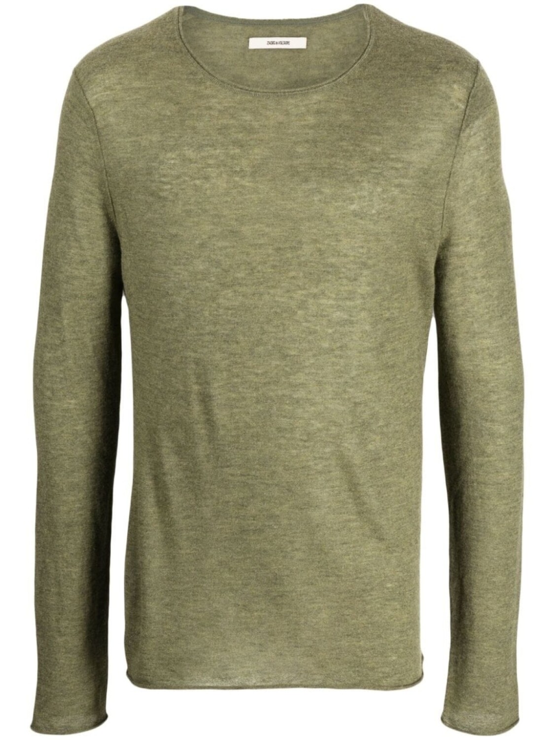 

Кашемировый джемпер Teiss с круглым вырезом Zadig&Voltaire, зеленый
