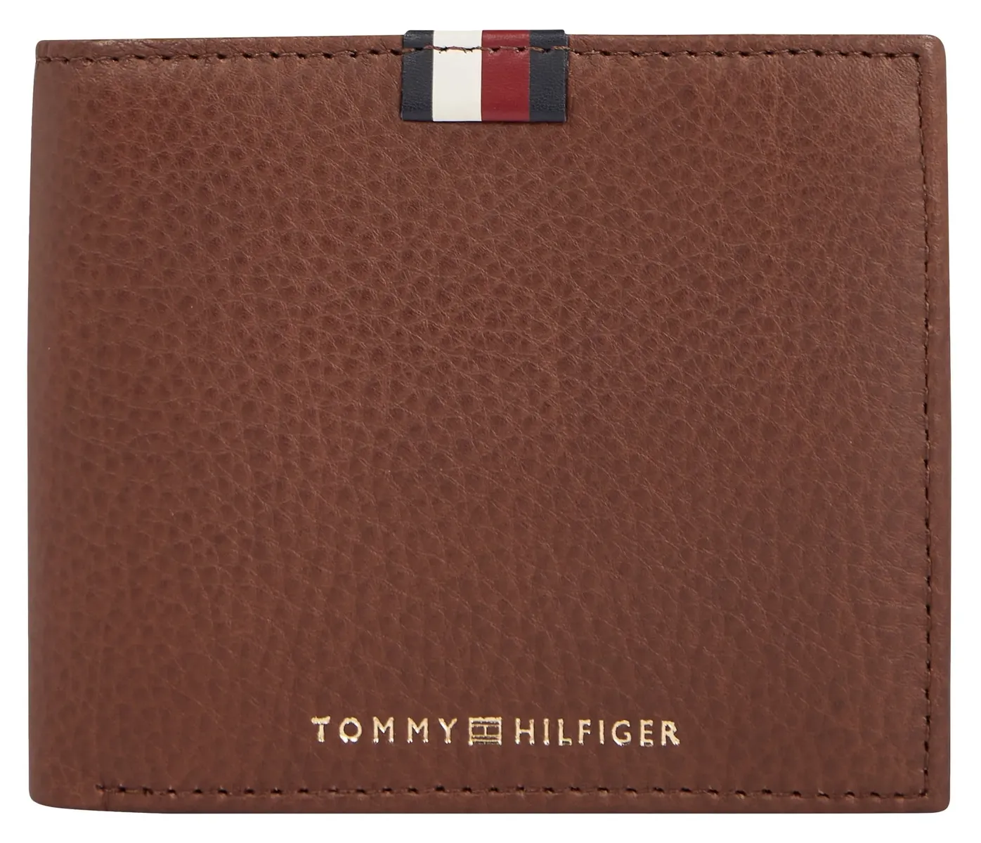 

Кошелек Tommy Hilfiger "TH PREM LEA CC FLAP AND COIN", простой вид, коричневый
