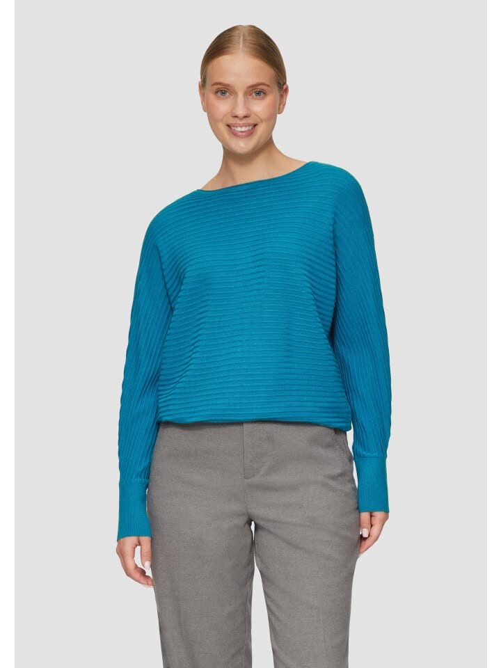 

Пуловер s.Oliver Strickpullover langarm, цвет Petrol