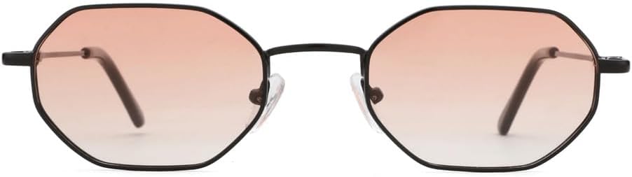 

Ретро-очки солнцезащитные поляризованные, многоугольные, женские, металл, UV400; мужские солнцезащитные очки антибликовые UV400; очки для вождения UJNHGQ, 004 Light Brown Lens