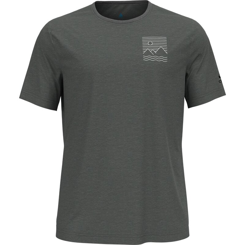 

Футболка с круглым вырезом, размер 3 Odlo, черный