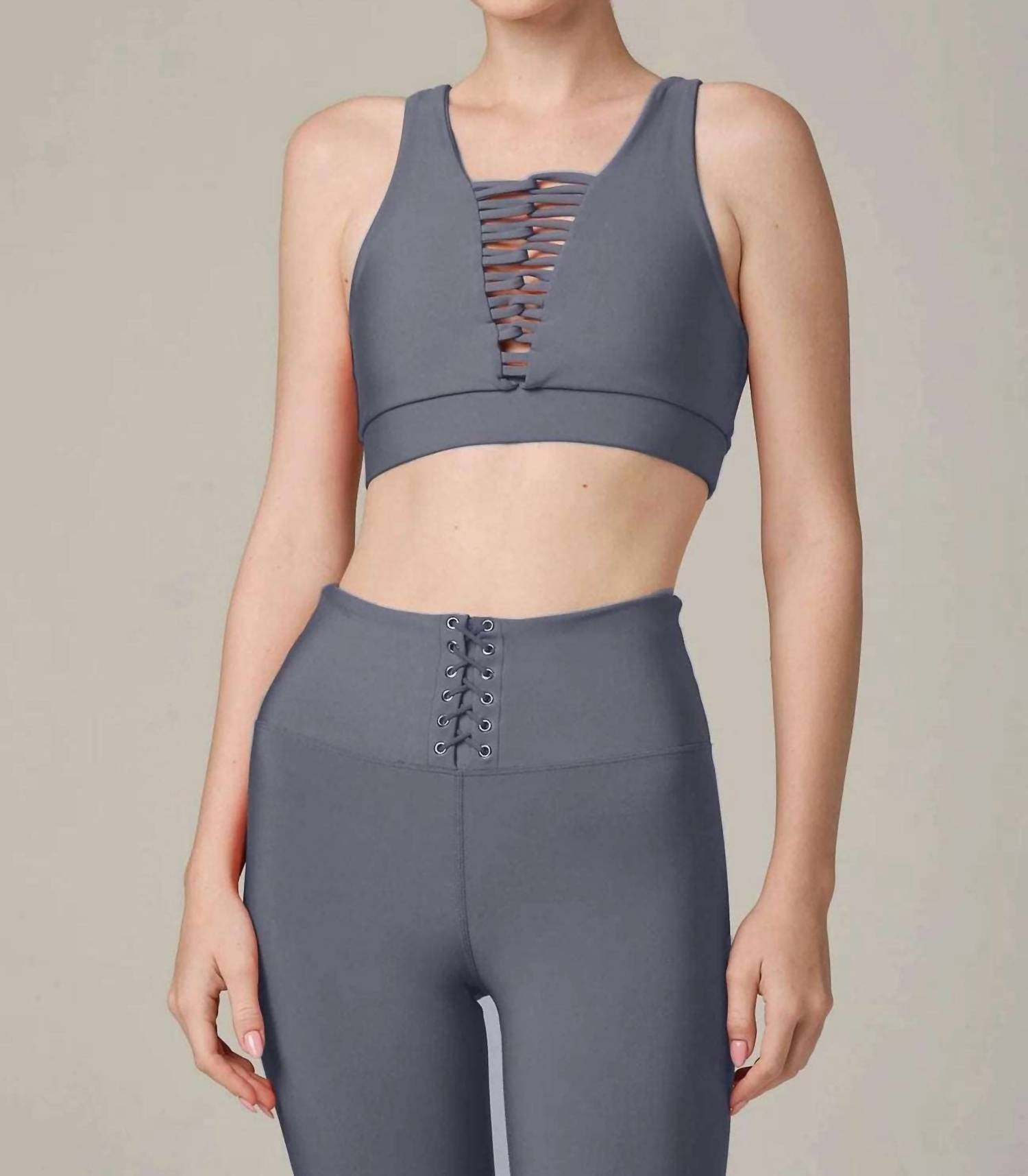 

Спортивный бюстгальтер Perfect View Max Support Tank в цвете Blu-S Steel Blue 925 Fit