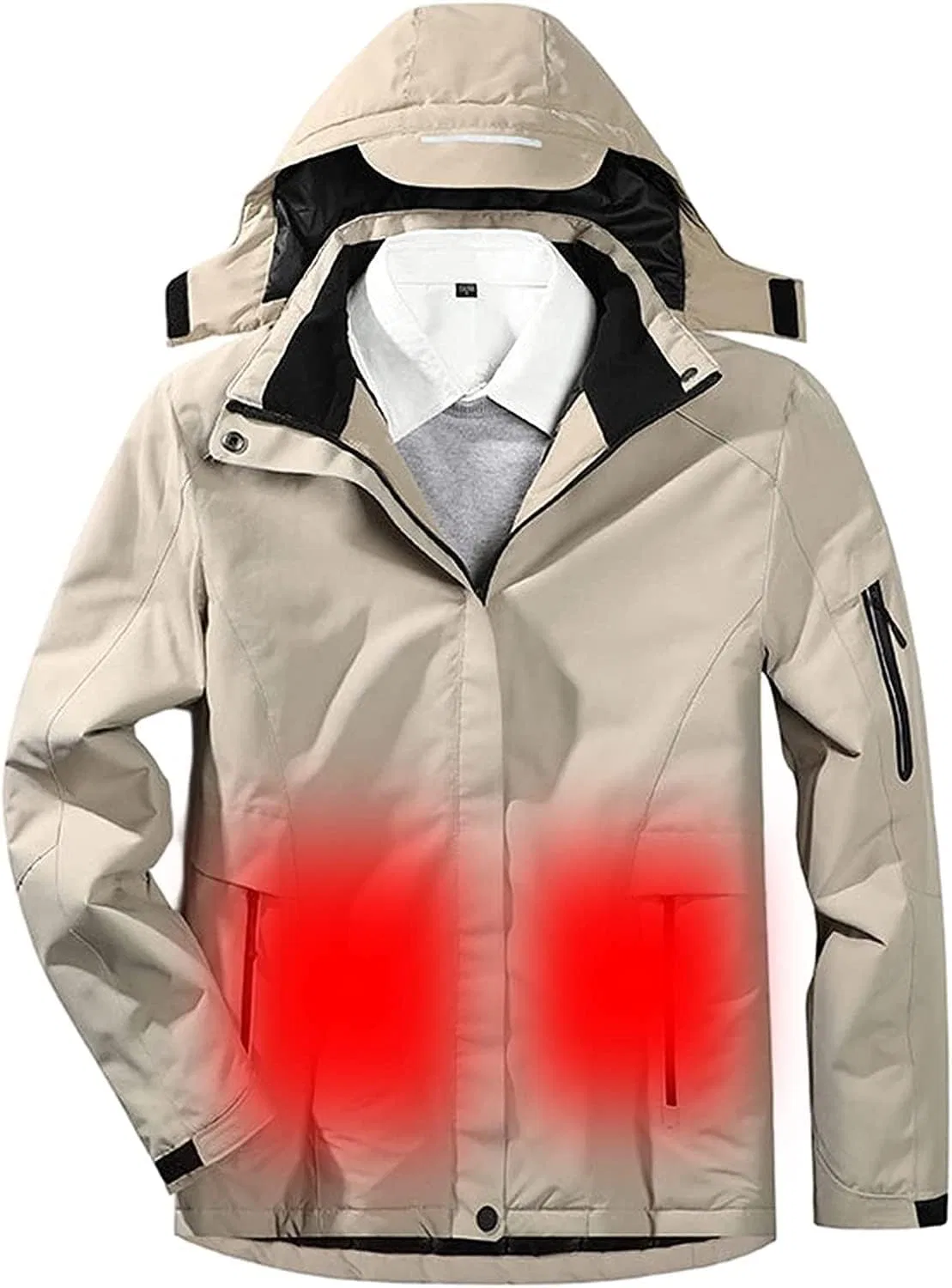 Куртка с подогревом, Khaki