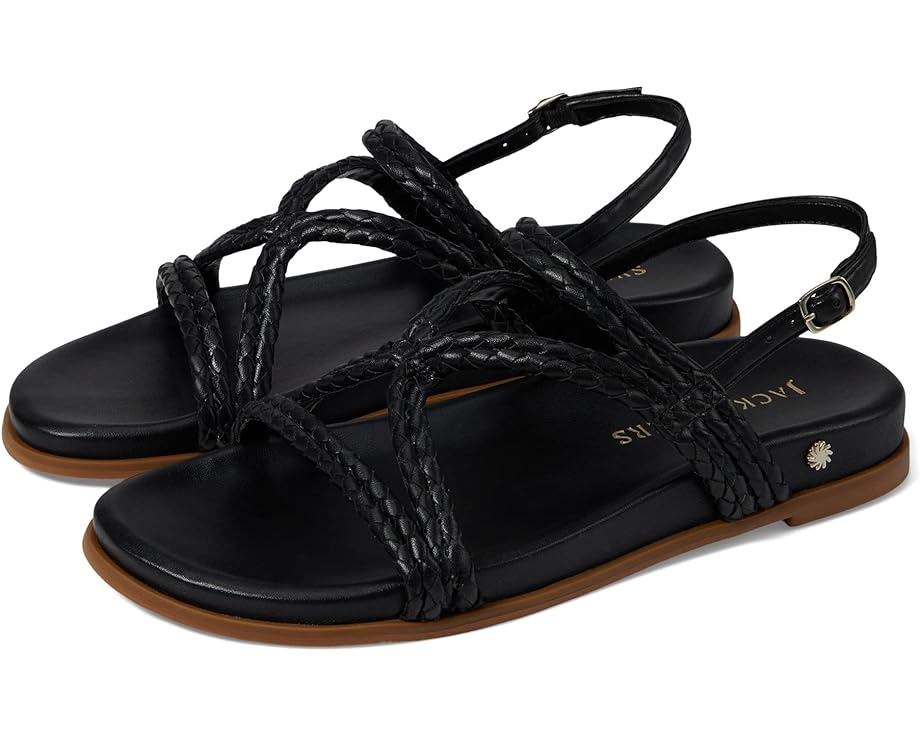 

Сандалии Jack Rogers Cove Tubular Braid Sandal, черный