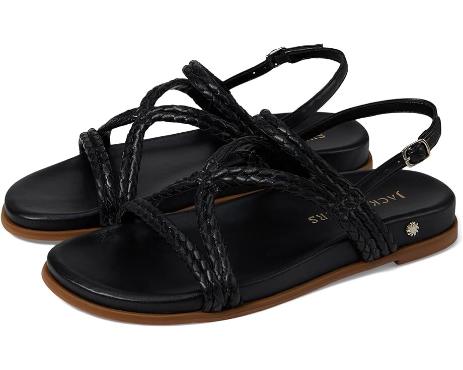 Сандалии Jack Rogers Cove Tubular Braid Sandal, черный