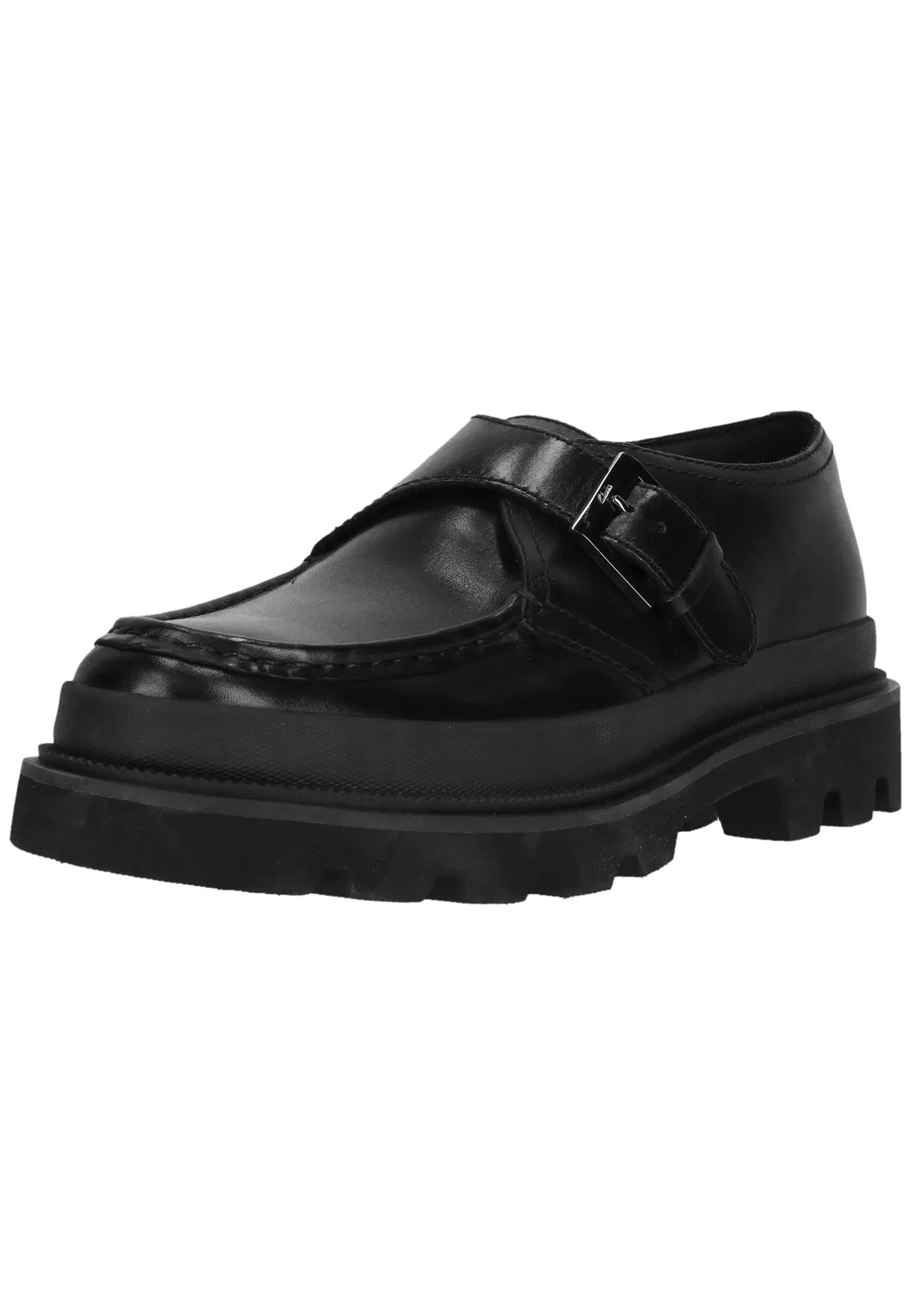 Мокасины кожаные Clarks, black