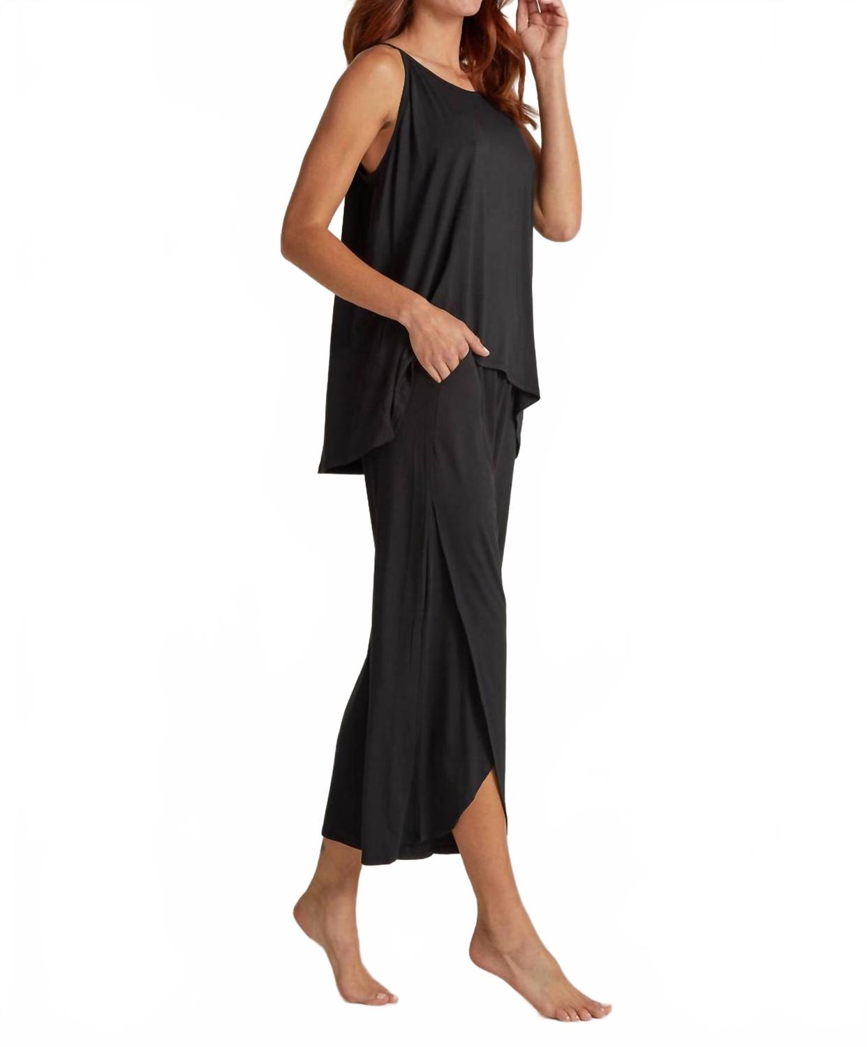 

Бамбуковые брюки-тюльпаны черного цвета Faceplant Dreams, черный