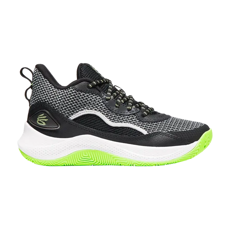 

Кроссовки Curry 3Zer0 24 GS, цвет Black White Lime
