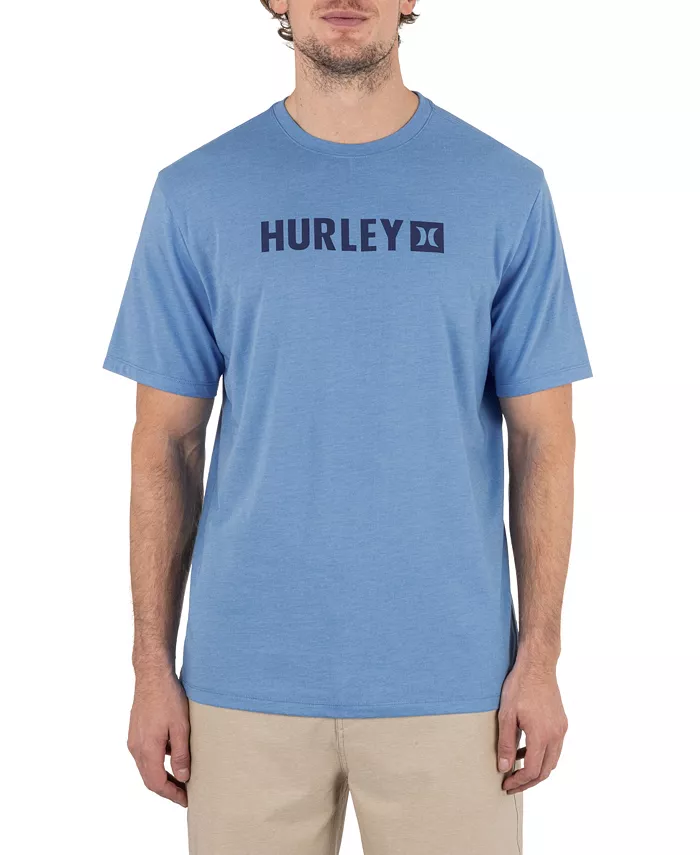 

Мужская футболка The Box с коротким рукавом Hurley, синий