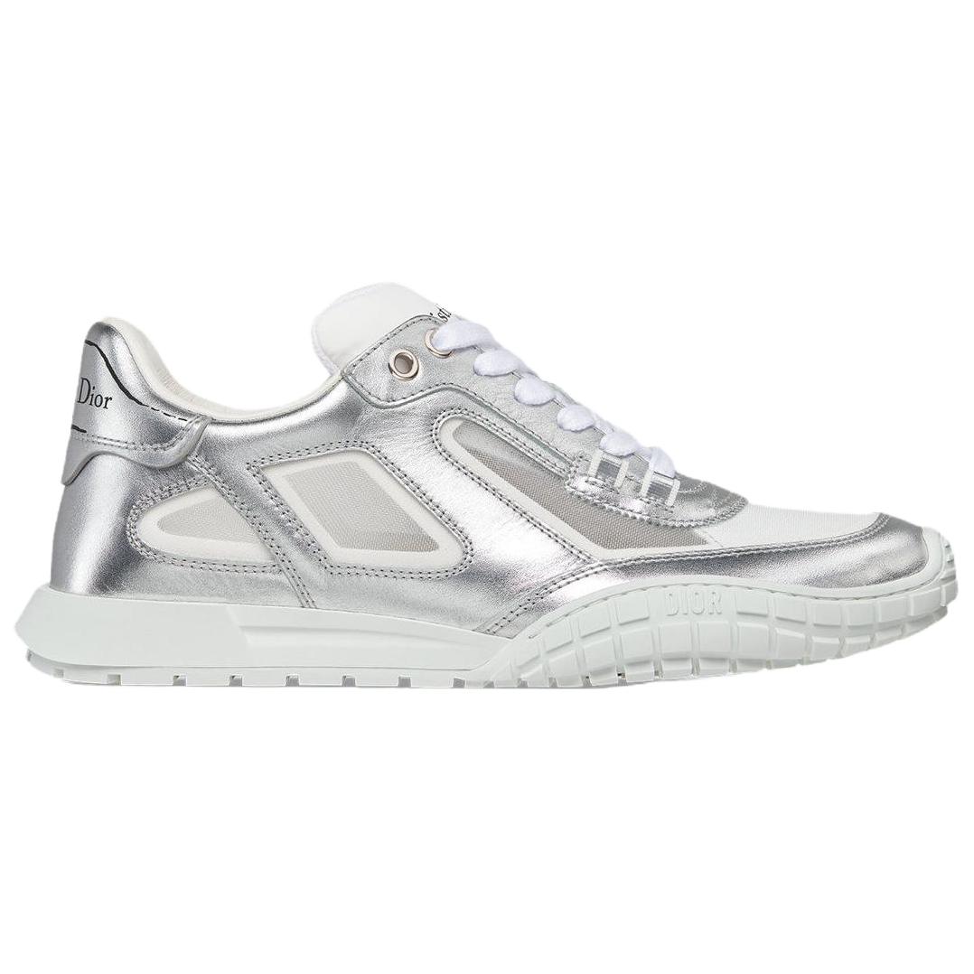 Женские повседневные кеды Tech Low top серебристого цвета DIOR, серебряный — фото 2