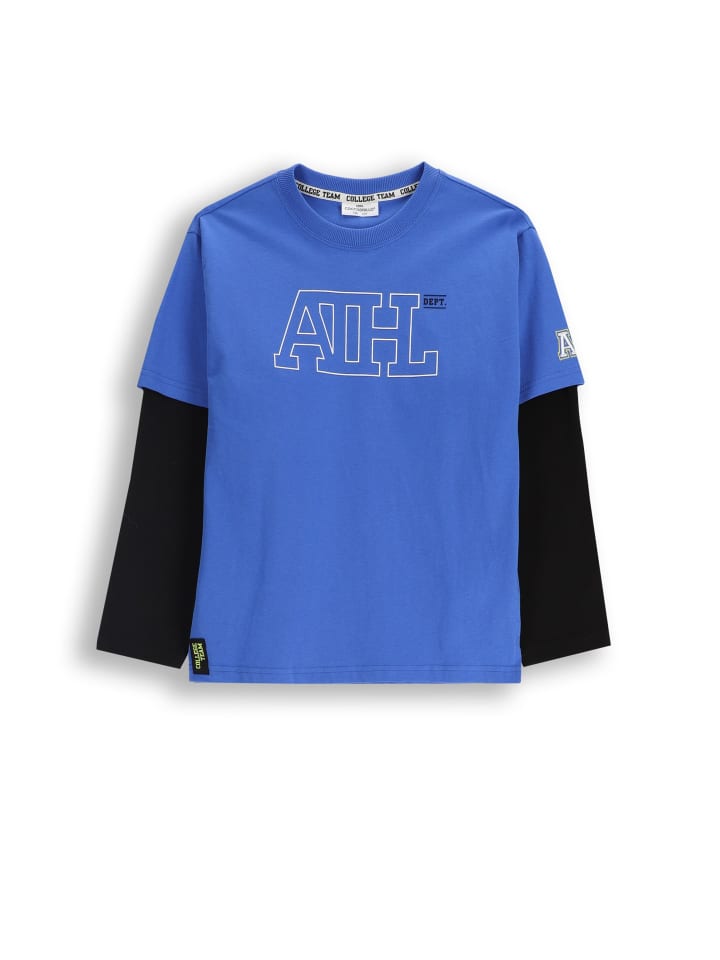 

Рубашка с длинным рукавом Coccodrillo, кобальтовый синий