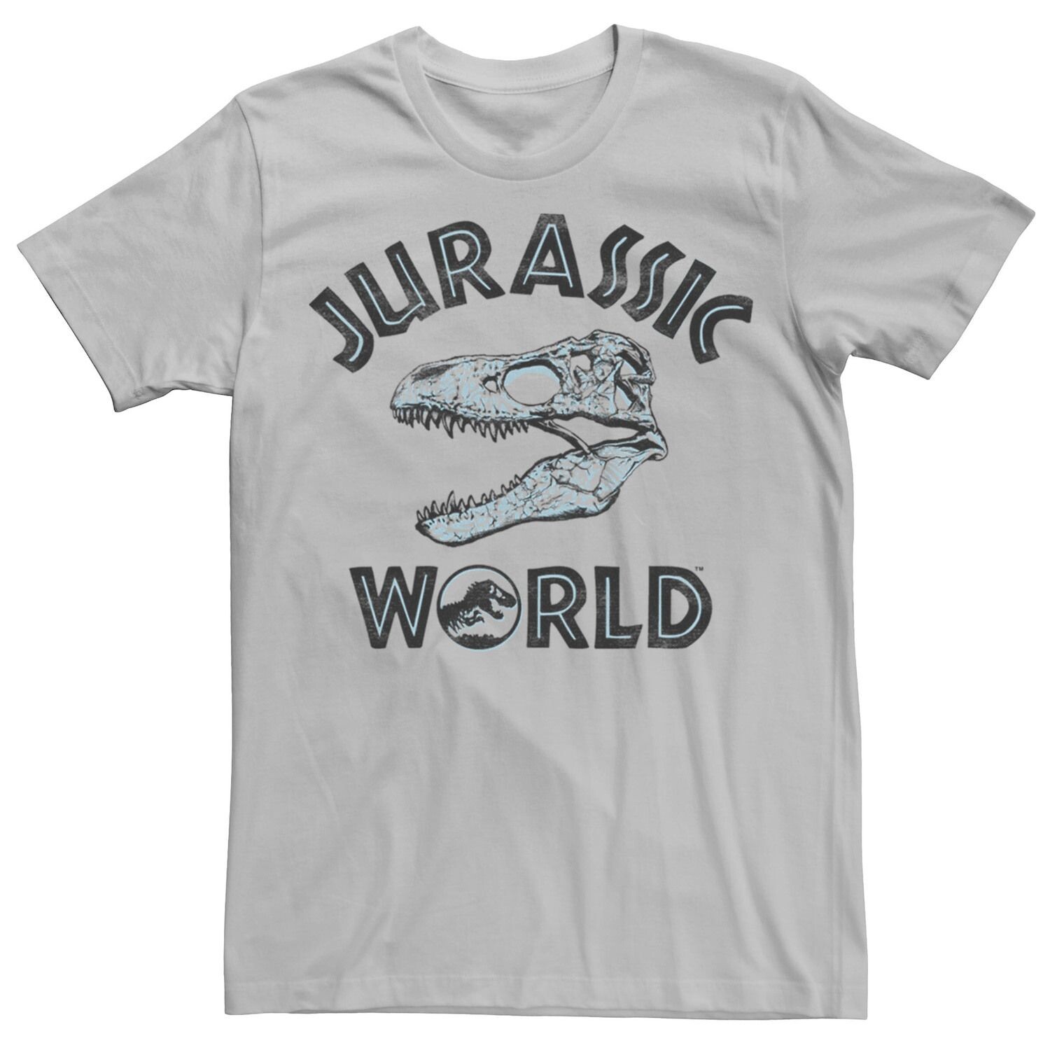 

Мужская футболка Jurassic World Fallen Kingdom T-Rex Bones Licensed Character, серебристый