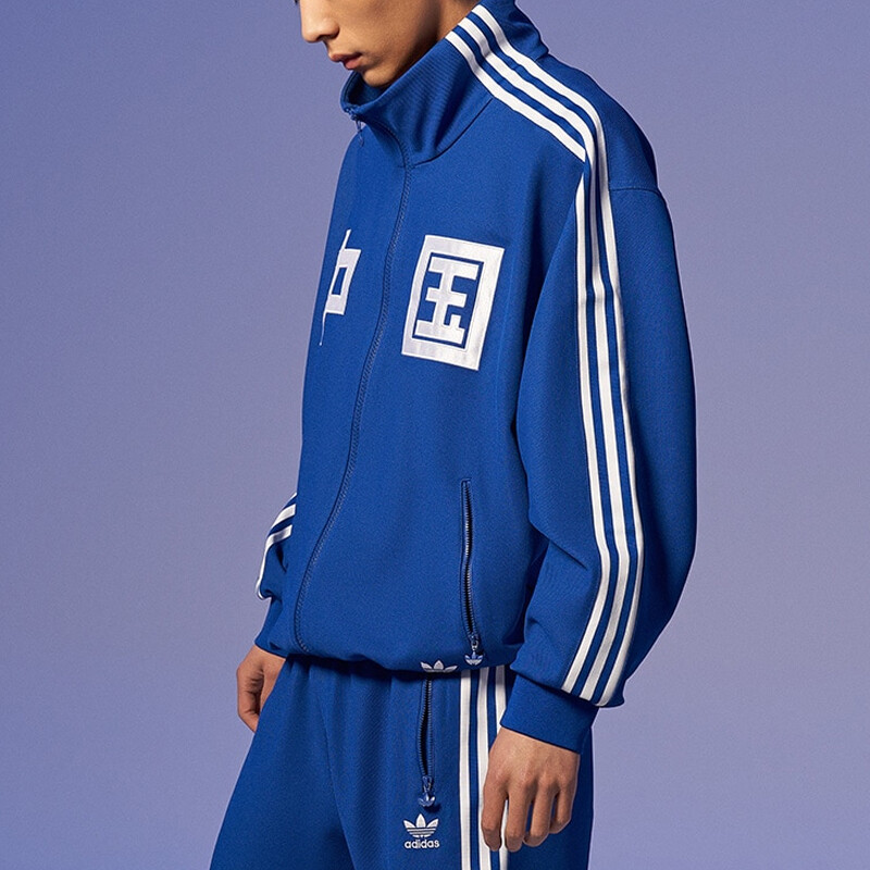 Куртка Adidas Originals China, синий — фото 4