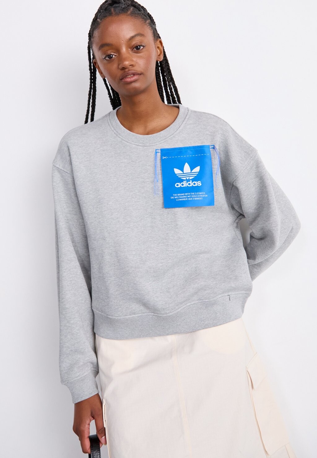 

Толстовка KSENIA TAG adidas, светло-серый