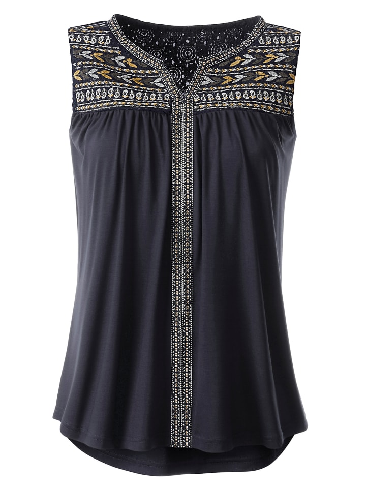 

WITT WEIDEN Футболка с сине-желтым узором