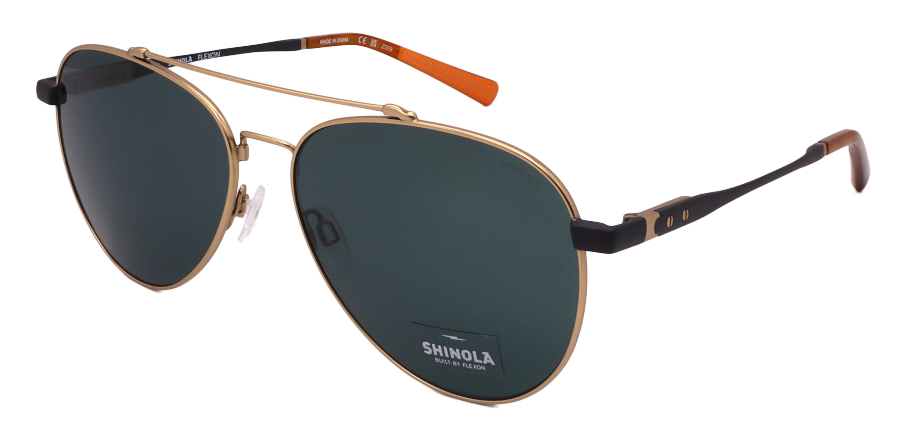 

Мужские солнцезащитные очки Shinola, золотой