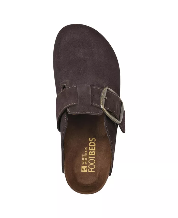 Женские кроксы Big Easy Slip On White Mountain, коричневый — фото 4