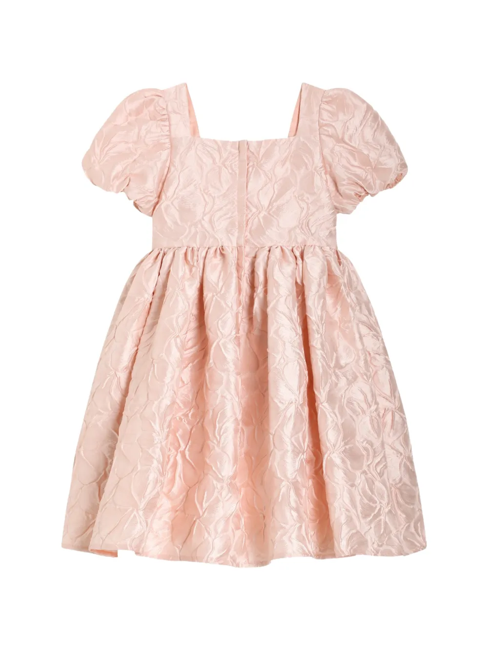 Платье с жаккардовой отделкой Dolce & Gabbana Kids, розовый — фото 2
