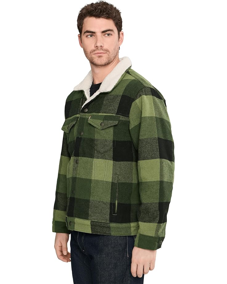 Мужское пальто Levi's Relaxed Fit Plaid Trucker Levi's Mens, Laredo Plaid Duffel Bag — фото 3
