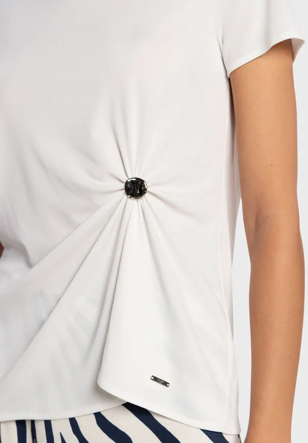 

Футболка с принтом Naulover, White, Белый, Футболка с принтом Naulover, White