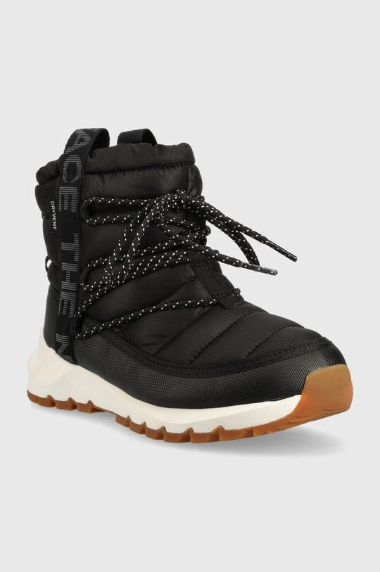 Женские зимние ботинки The North Face THERMOBALL WP стеганые водонепроницаемые, черный — фото 2