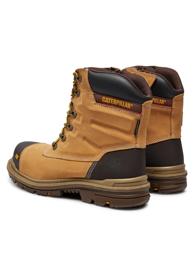 Ботильоны на шнуровке CAT Footwear Premier 8" WP TX P720148, коричневый — фото 3