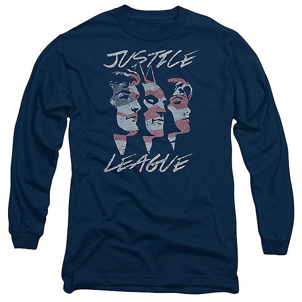 

Футболка с длинным рукавом Justice League of America Justice for America Licensed Character