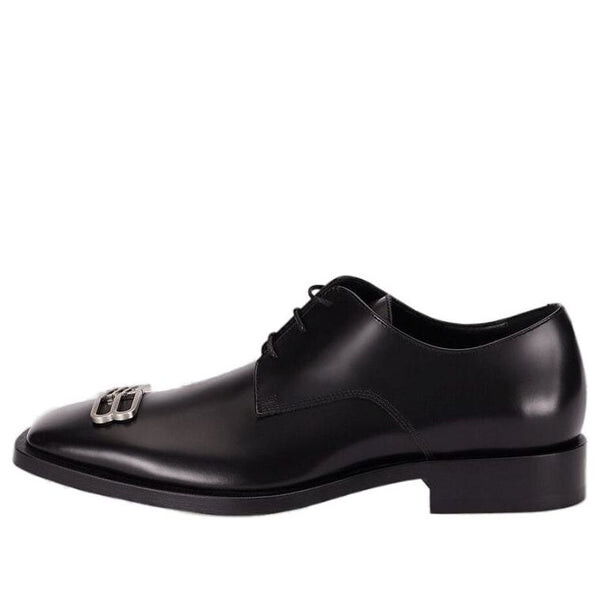 

Кроссовки rim derby leather shoes 'black' Balenciaga, черный