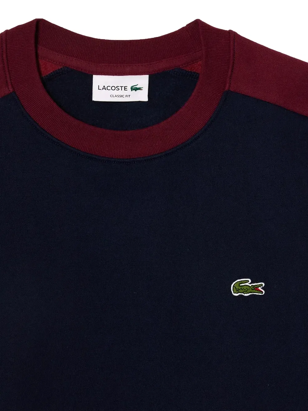 Толстовка с логотипом в стиле колорблок Lacoste, синий — фото 4