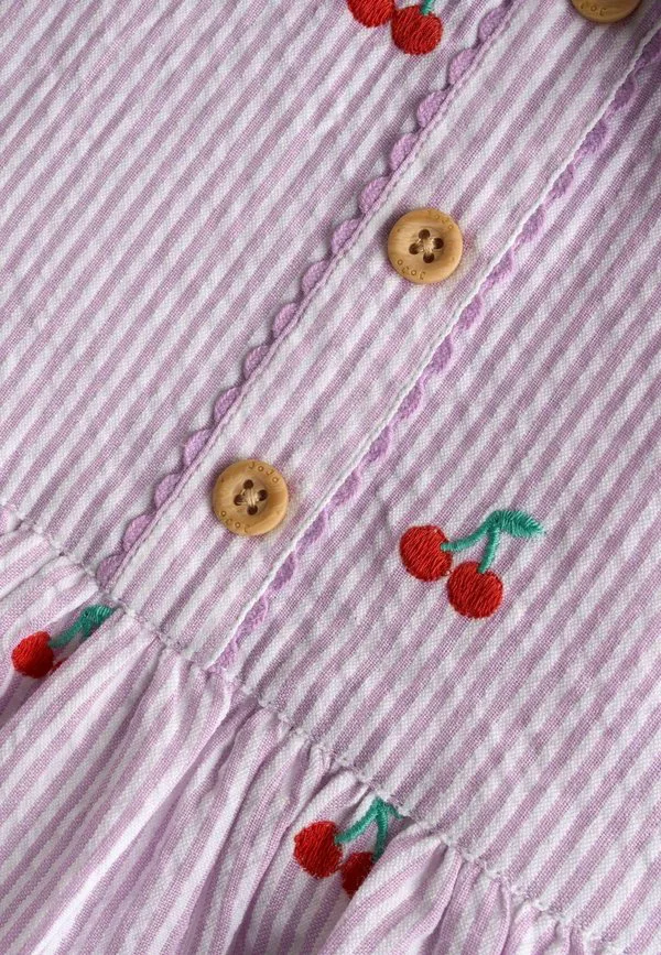 Платье повседневное без рукавов, прямого кроя, с воротником Jojo Maman Bébé, Purple — фото 4