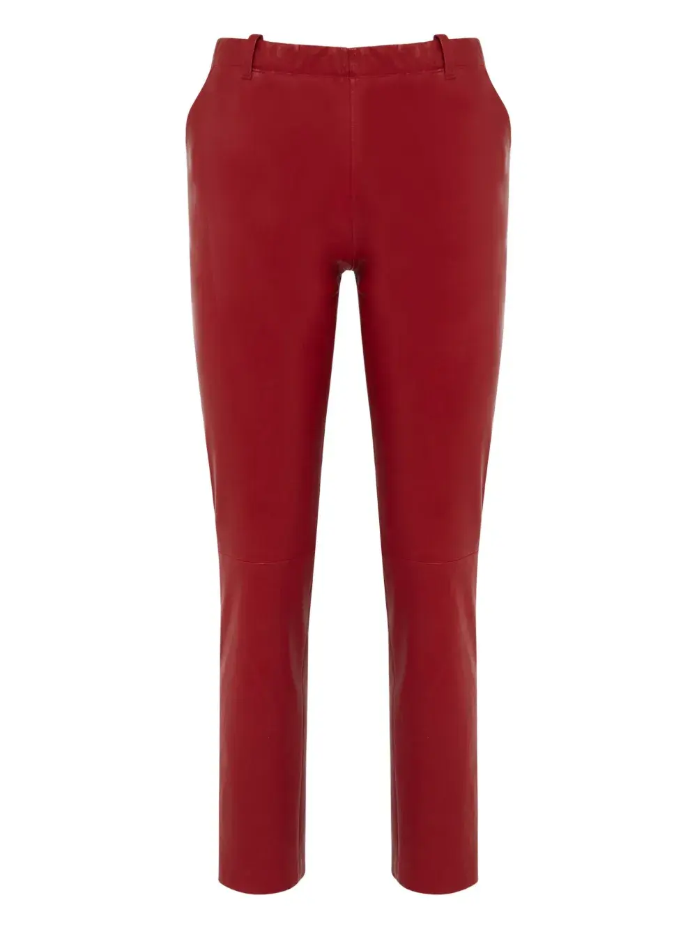 

Кожаные брюки с эластичным поясом Stouls, красный